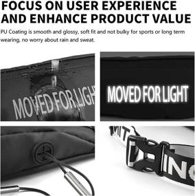 img 2 attached to 🎒 KIART Slim Fanny Pack: Night-Friendly Soft Fit Waist Pack with Zipper Pockets for Running, Travel & Workouts - Perfect Crossbody Phone Bag & Traveling Pouch for Men and Women