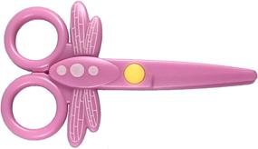 img 3 attached to HouseBae Dragonfly Child Safety Scissors, 4.75 inch - Pink