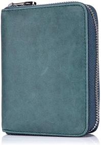 img 4 attached to 👔 Men's Credit Leather Organizer - Boshiho Blocking Wallet Accessories