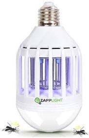 img 1 attached to 🪰 ZappLight LED 60W Bug Zapper Bulb by BulbHead - Effective Insect and Mosquito Zapper for Standard Light Fixtures, Attracts and Kills Bugs Upon Contact