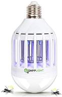 🪰 zapplight led 60w bug zapper bulb by bulbhead - effective insect and mosquito zapper for standard light fixtures, attracts and kills bugs upon contact logo
