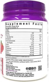 img 3 attached to 🍓 Bluebonnet Nutrition Grass Fed Whey Protein Isolate Powder - 26g Protein, No Added Sugar, Non-GMO, Gluten Free, Soy Free, Kosher Dairy - 1 Lb, 14 Servings (Strawberry Flavor)