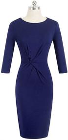 img 3 attached to VELJIE Vintage Pencil Dress Collection - Elegant Business Attire for Women