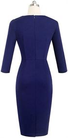 img 2 attached to VELJIE Vintage Pencil Dress Collection - Elegant Business Attire for Women