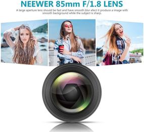 img 3 attached to 📷 Neewer 85mm f/1.8 Manual Focus Aspherical Medium Telephoto Lens for Canon EOS 80D, 70D, 60D, 50D, 7D, 6D, 5D, Rebel T6s, T6i, T6, T5i, T5, and More DSLR Cameras