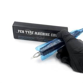 img 4 attached to 🖊️ Подставка для тату-машины типа фильтрующая ручка, сумка (200 шт) от EZTAT2: одноразовый картридж.