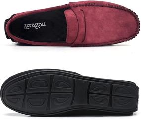 img 2 attached to DCZTELG Loafers Moccasin Driving Lightweight
