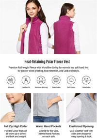 img 2 attached to TSLA Womens Thermal Active Fleece Women's Clothing for Coats, Jackets & Vests