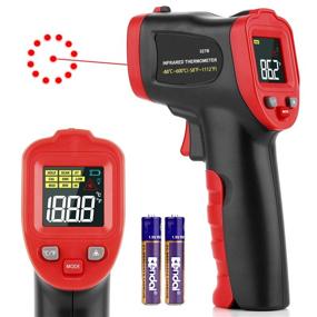 img 4 attached to Multipurpose Digital Laser Infrared Thermometer for Kitchen, BBQ, Objects, Water & Industrial Use - Handheld Temp Gun with Alarm Function, Non-Human Laser IR Technology -58℉~1112℉