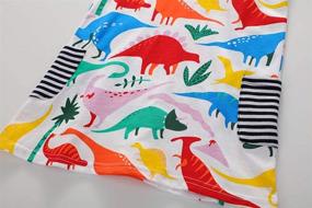 img 1 attached to 🦖 Dinosaur-inspired Clothing and Dresses for Cartoon-loving Toddler Girls - BTGIXSF Dresses