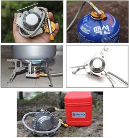 img 1 attached to 🔥 AOTU 3500W Portable Camping Gas Stove: Reliable Backpacking Stove with Piezo Ignition for Outdoor Cooking and Hiking