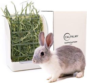img 3 attached to 🐇 Efficient Hay Feeder for Small Pets - Reduce Waste with Hanging Alfalfa and Timothy Hay Dispenser, Ideal for Rabbits, Guinea Pigs, and Chinchillas