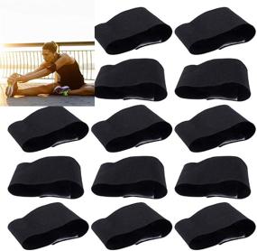 img 3 attached to 💔 Haokaini 15Pcs/Lot Black Elastic Arm Bands: Ideal for Funerals, Mourning, Sports Teams, and Football