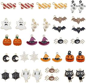 img 4 attached to JJG Halloween Earrings Necklace Bracelet