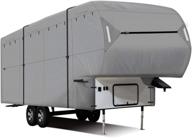 🏕️ leader accessories windproof extra thick 4 layers 29'-33' 5th wheel rv cover: ultimate motorhome protection for outdoor adventures logo