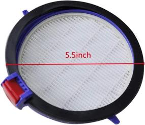 img 2 attached to 🔎 EZ SPARES Vacuum Parts Compatible with Dyson DC25: Prefilter and Post-Motor HEPA Filter Replacement – Compare to Part 919171-02 and 916188-06