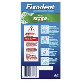 img 2 attached to Fixodent 3 Minute Daily Cleanser with Scope - 90 ct: Fast-Acting Denture Cleaning Tablets