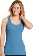 jockey womens activewear tank white logo