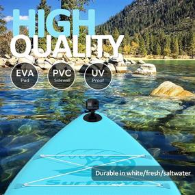 img 1 attached to 🏄 Surfwave 10'8''×33''×6'' Inflatable SUP Board with Camera Mount - Perfect for Beginners & Experts; Includes 5L Waterproof Bag, Floatable Paddle, & 5MIN Fast Inflate