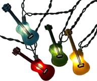 🎸 kurt adler ul1855 multi-colored guitar light set, 10 light - brighten up with musical ambiance! logo