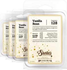 img 4 attached to 🕯️ Shortie's Candle Company Bulk Pack of Vanilla Bean Wax Melts - Formula 117-4 Highly Scented Bars - Made with Natural Oils - Bakery & Food Air Freshener Cubes Collection