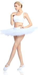 img 2 attached to 🩰 KAI-ROAD Women's Adult Ballet Pancake Tutu Skirts - 8 Layered Ballerina Costumes