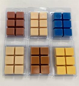 img 2 attached to 🍁 Autumn Bakery Scents Wax Melts - 6 Pack of Soy Blend Candle Bar for Fall. Holiday Apple Crisp Dup, Blueberry Muffin, Vanilla Pumpkin Marsh, Banana Nut, Sugar Cookie, Lemon Blueberry Danish