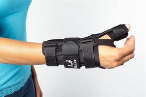 img 4 attached to 🖐️ Hypoallergenic Thumb Stabilizing Wrist Brace