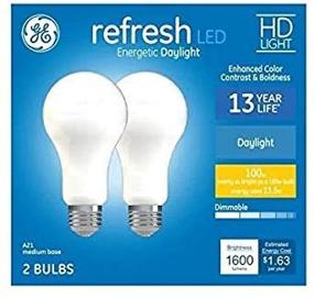img 4 attached to 💡 GE Refresh 100 Watt Daylight Dimmable: Experience Enhanced Illumination