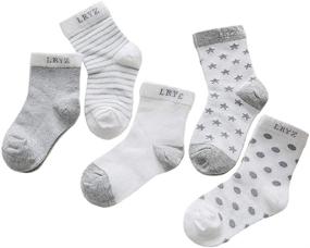 img 4 attached to 🧦 Cute and Breathable LifeWheel Infant Fashion Socks: Ideal Gift for Kids - Available in 5 or 20 Pairs