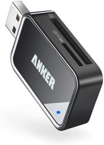 img 4 attached to 📸 Anker SD Card Reader 2-in-1 for SDXC, SDHC, SD, MMC, RS-MMC, Micro SDXC, Micro SD, Micro SDHC Card | UHS-I Card Support