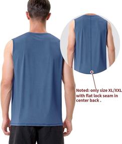 img 1 attached to Mens Sleeveless Workout Shirts Heather