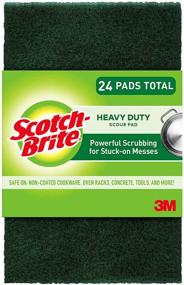 img 4 attached to 🧽 Scotch-Brite® Heavy Duty Scour Pad 220 - Pack of 24