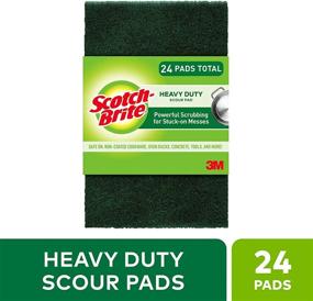 img 3 attached to 🧽 Scotch-Brite® Heavy Duty Scour Pad 220 - Pack of 24