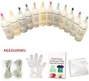 img 3 attached to All-in-1 Tie Dye Kit - Non-Toxic DIY Fashion Dye Kit, 12 Vibrant Colors - Perfect for Kids, Adults and Groups. Ideal Gift for Thanksgiving, Christmas, Birthdays, and Parties