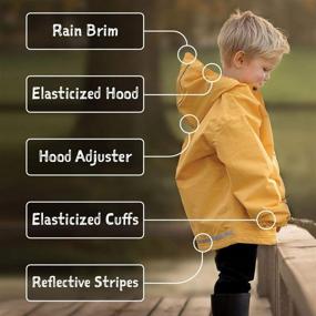 img 1 attached to 🧥 JAN JUL Boys' Waterproof Fleece Lined Cozy Dry Clothing