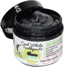 img 4 attached to Mysteek Naturals Coal White Toothpaste: All-Natural Charcoal Teeth Whitening Oral Care Solution - 2 oz Fluoride Free!