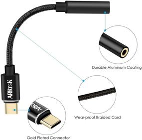 img 2 attached to 🎧 Адаптер USB C к аудиоразъему 3.5 мм - Кабель с Hi-Res ЦАП для Pixel 4, Samsung Galaxy S21, OnePlus 7T и других.