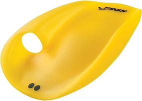 img 1 attached to Yellow FINIS Floating Large Agility Paddles for Effective Swim Training