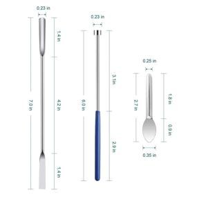 img 1 attached to Efficient Capsule Filling Micro Spoon Spatula: Simplify Your Dosage Preparation