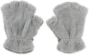 img 1 attached to Girls Women Fingerless Winter Mittens