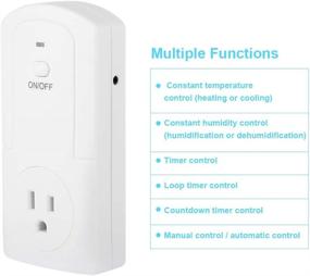 img 1 attached to Thermostat Temperature Humidity Wireless Smartphone