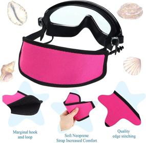 img 3 attached to Neoprene Swimming Fastener Protector Snorkel