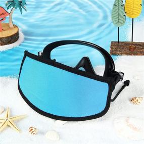 img 1 attached to Neoprene Swimming Fastener Protector Snorkel