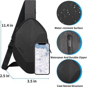 img 3 attached to 👜 Waterproof Crossbody Multipurpose Lightweight Shoulder Bag