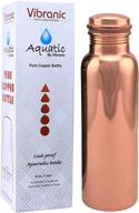 🧪 copper bottle 34oz: joint free ayurvedic copper vessel for sports, fitness, yoga, natural health benefits - leak-proof & plain logo