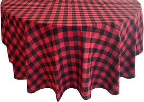 img 2 attached to 🎄 Lintex Buffalo Holiday Tablecloth: Embrace Christmas Cheer with Festive Buffalo Plaid Design