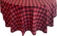 🎄 lintex buffalo holiday tablecloth: embrace christmas cheer with festive buffalo plaid design логотип