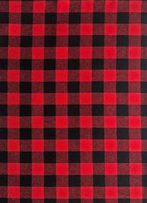 img 3 attached to 🎄 Lintex Buffalo Holiday Tablecloth: Embrace Christmas Cheer with Festive Buffalo Plaid Design