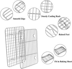 img 2 attached to Baking Yododo Sheets Stainless Cooling